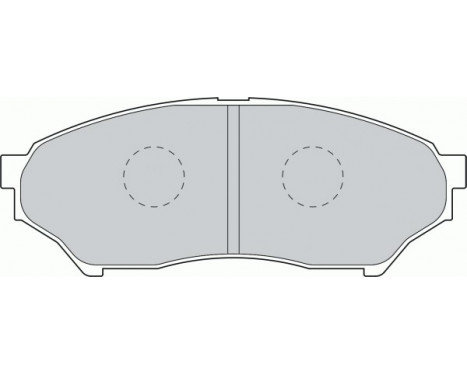 Kit de plaquettes de frein, frein à disque PREMIER ECO FRICTION FDB1596 Ferodo, Image 2