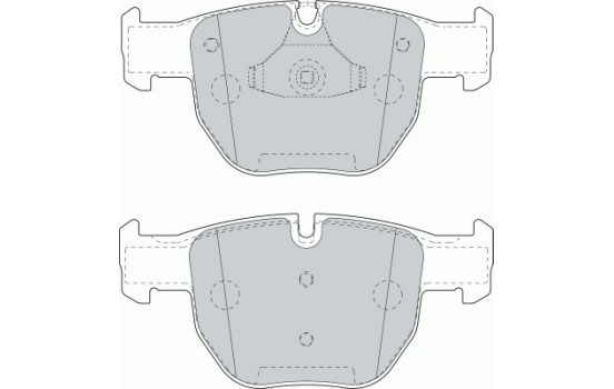 Kit de plaquettes de frein, frein à disque PREMIER ECO FRICTION FDB1597 Ferodo, Image 2