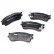 Kit de plaquettes de frein, frein à disque PREMIER ECO FRICTION FDB1602 Ferodo
