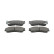 Kit de plaquettes de frein, frein à disque PREMIER ECO FRICTION FDB1602 Ferodo, Vignette 2