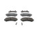 Kit de plaquettes de frein, frein à disque PREMIER ECO FRICTION FDB1603 Ferodo, Vignette 3