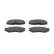 Kit de plaquettes de frein, frein à disque PREMIER ECO FRICTION FDB1605 Ferodo, Vignette 3