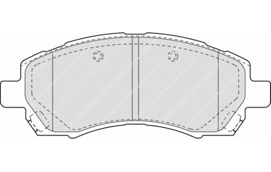 Kit de plaquettes de frein, frein à disque PREMIER ECO FRICTION FDB1612 Ferodo, Image 2