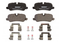Kit de plaquettes de frein, frein à disque PREMIER ECO FRICTION FDB1613 Ferodo