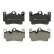 Kit de plaquettes de frein, frein à disque PREMIER ECO FRICTION FDB1627 Ferodo