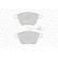Kit de plaquettes de frein, frein à disque PREMIER ECO FRICTION FDB1629 Ferodo, Vignette 4