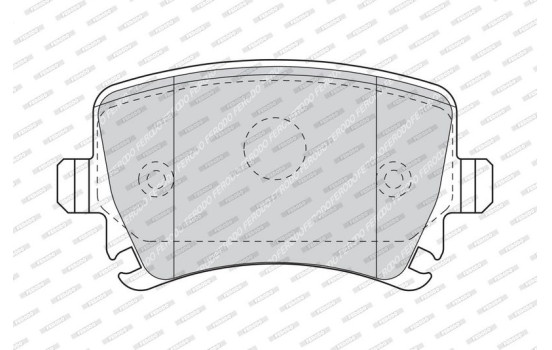Kit de plaquettes de frein, frein à disque PREMIER ECO FRICTION FDB1636 Ferodo, Image 3