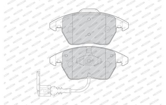 Kit de plaquettes de frein, frein à disque PREMIER ECO FRICTION FDB1641 Ferodo, Image 5