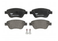 Kit de plaquettes de frein, frein à disque PREMIER ECO FRICTION FDB1666 Ferodo