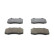Kit de plaquettes de frein, frein à disque PREMIER ECO FRICTION FDB1667 Ferodo, Vignette 2
