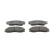 Kit de plaquettes de frein, frein à disque PREMIER ECO FRICTION FDB1670 Ferodo, Vignette 3
