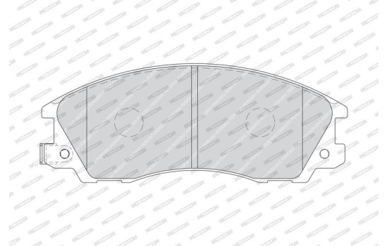 Kit de plaquettes de frein, frein à disque PREMIER ECO FRICTION FDB1670 Ferodo, Image 4