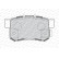 Kit de plaquettes de frein, frein à disque PREMIER ECO FRICTION FDB1679 Ferodo, Vignette 3