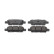 Kit de plaquettes de frein, frein à disque PREMIER ECO FRICTION FDB1693 Ferodo, Vignette 2