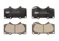 Kit de plaquettes de frein, frein à disque PREMIER ECO FRICTION FDB1698 Ferodo
