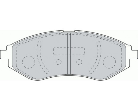 Kit de plaquettes de frein, frein à disque PREMIER ECO FRICTION FDB1699 Ferodo, Image 2