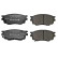 Kit de plaquettes de frein, frein à disque PREMIER ECO FRICTION FDB1707 Ferodo, Vignette 2
