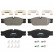 Kit de plaquettes de frein, frein à disque PREMIER ECO FRICTION FDB1711 Ferodo