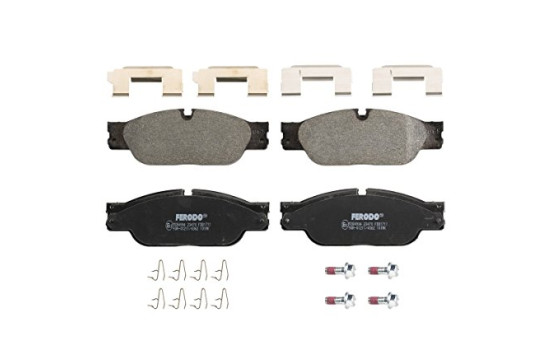 Kit de plaquettes de frein, frein à disque PREMIER ECO FRICTION FDB1711 Ferodo