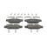 Kit de plaquettes de frein, frein à disque PREMIER ECO FRICTION FDB1711 Ferodo, Vignette 2