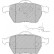 Kit de plaquettes de frein, frein à disque PREMIER ECO FRICTION FDB1717 Ferodo, Vignette 2