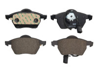 Kit de plaquettes de frein, frein à disque PREMIER ECO FRICTION FDB1717 Ferodo