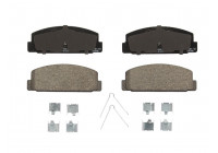 Kit de plaquettes de frein, frein à disque PREMIER ECO FRICTION FDB1721 Ferodo