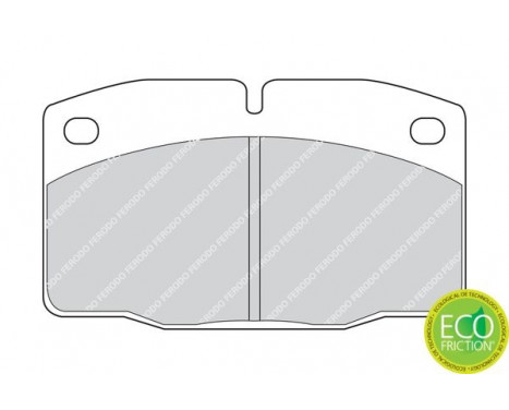 Kit de plaquettes de frein, frein à disque PREMIER ECO FRICTION FDB173 Ferodo, Image 2