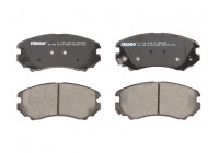 Kit de plaquettes de frein, frein à disque PREMIER ECO FRICTION FDB1733 Ferodo