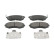 Kit de plaquettes de frein, frein à disque PREMIER ECO FRICTION FDB1737 Ferodo, Vignette 3