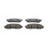 Kit de plaquettes de frein, frein à disque PREMIER ECO FRICTION FDB1745 Ferodo, Vignette 2