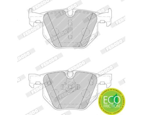 Kit de plaquettes de frein, frein à disque PREMIER ECO FRICTION FDB1748 Ferodo, Image 4