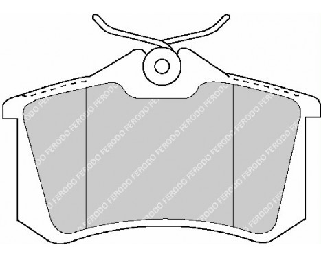Kit de plaquettes de frein, frein à disque PREMIER ECO FRICTION FDB1788 Ferodo, Image 2