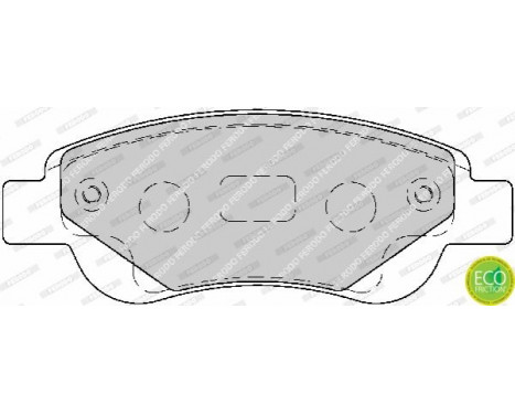 Kit de plaquettes de frein, frein à disque PREMIER ECO FRICTION FDB1790 Ferodo, Image 3