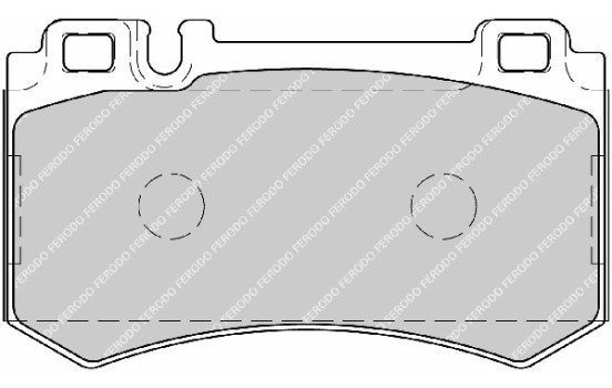 Kit de plaquettes de frein, frein à disque PREMIER ECO FRICTION FDB1809 Ferodo, Image 2