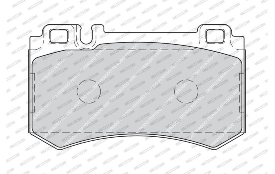 Kit de plaquettes de frein, frein à disque PREMIER ECO FRICTION FDB1809 Ferodo, Image 4