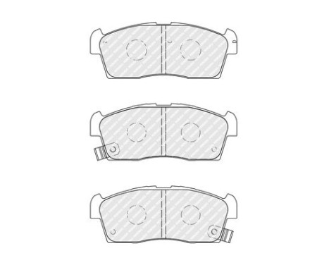 Kit de plaquettes de frein, frein à disque PREMIER ECO FRICTION FDB1812 Ferodo, Image 3