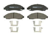 Kit de plaquettes de frein, frein à disque PREMIER ECO FRICTION FDB1816 Ferodo