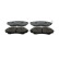 Kit de plaquettes de frein, frein à disque PREMIER ECO FRICTION FDB1817 Ferodo, Vignette 3