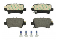 Kit de plaquettes de frein, frein à disque PREMIER ECO FRICTION FDB1862 Ferodo