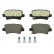 Kit de plaquettes de frein, frein à disque PREMIER ECO FRICTION FDB1862 Ferodo