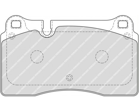 Kit de plaquettes de frein, frein à disque PREMIER ECO FRICTION FDB1877 Ferodo, Image 2