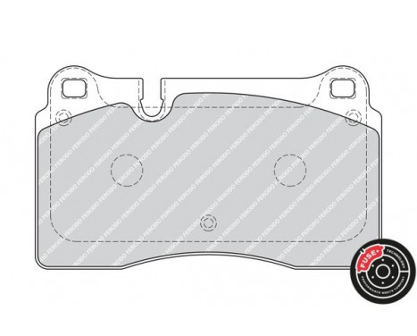 Kit de plaquettes de frein, frein à disque PREMIER ECO FRICTION FDB1877 Ferodo, Image 3