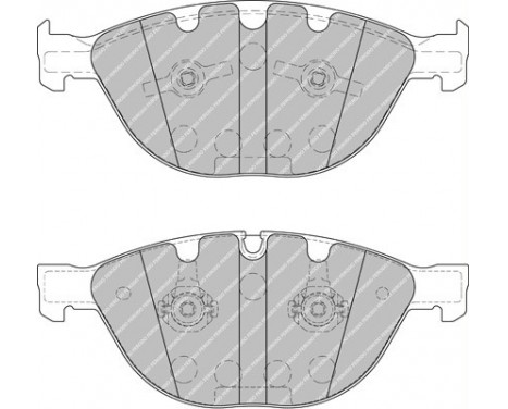 Kit de plaquettes de frein, frein à disque PREMIER ECO FRICTION FDB1883 Ferodo, Image 2