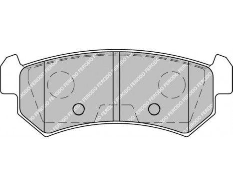 Kit de plaquettes de frein, frein à disque PREMIER ECO FRICTION FDB1889 Ferodo, Image 2