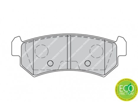 Kit de plaquettes de frein, frein à disque PREMIER ECO FRICTION FDB1889 Ferodo, Image 4
