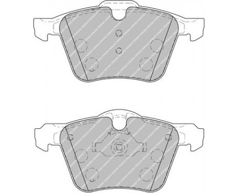 Kit de plaquettes de frein, frein à disque PREMIER ECO FRICTION FDB1898 Ferodo, Image 2