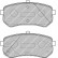 Kit de plaquettes de frein, frein à disque PREMIER ECO FRICTION FDB1902 Ferodo, Vignette 2