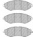 Kit de plaquettes de frein, frein à disque PREMIER ECO FRICTION FDB1905 Ferodo, Vignette 2