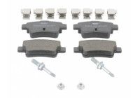 Kit de plaquettes de frein, frein à disque PREMIER ECO FRICTION FDB1922 Ferodo
